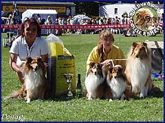 Cerdyk, Frania, Celinka, Ronja - najlepsza hodowla oddz/Gdynia - wyst Gdynia 15.07.2007